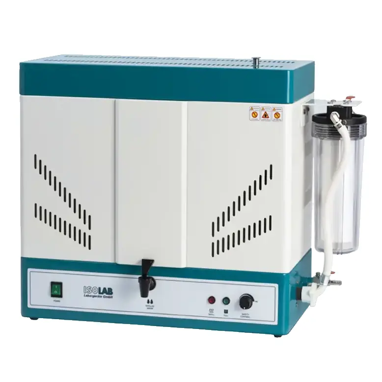 ISOLAB  Destile Cihazı - Su - Depolu - Otomatik - 4,0 Lt/Saat - Ön Filtreli