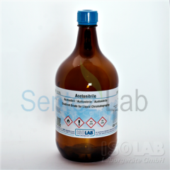 ISOLAB Acetonitrile gradient grade For Liquid Chromatography  2.5 L Cam  Şişe