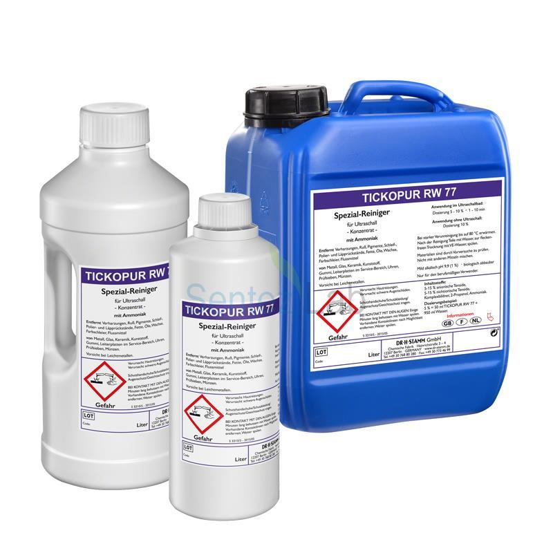 Ultrasonik Banyo Deterjanı TICKOPUR RW 77 TEMİZLİK SOLUSYONLARI 1 Litre