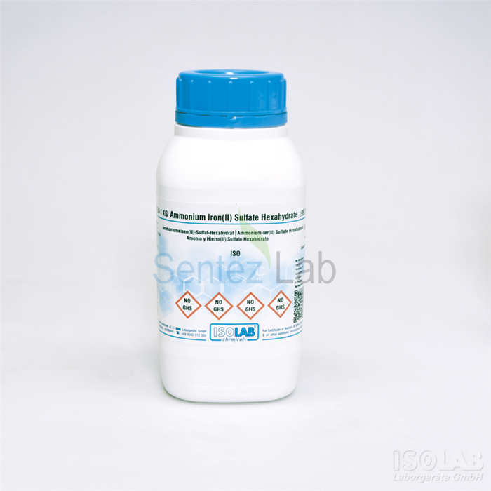 Ammonium iron(II) sulfate hexahydrate ≥ 99% , FOR ANALYSIS ISO 7783-85-9 1000 gram
