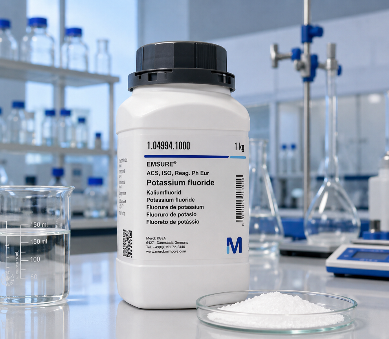 Merck 104994 Potassium fluoride for analysis EMSURE® ACS 1 kg