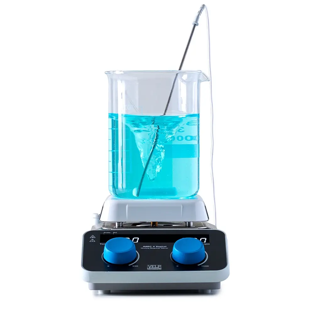 VELP AREC 4 Digital Isıtıcılı Manyetik Karıştırıcı – 5 L - Sıcaklık Probu İle