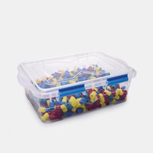 İSOLAB 062.39.905 saklama kutusu - çift açılımlı - 5.00 lt