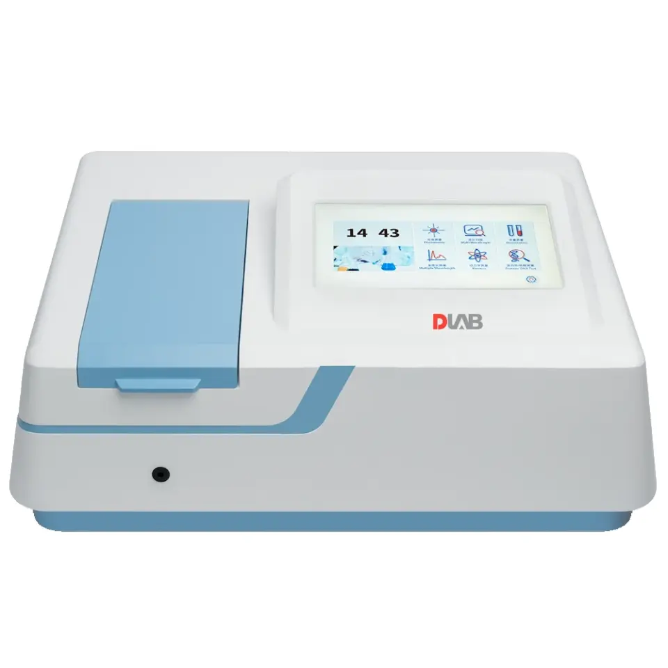 DLAB SP-XUV5102 UV-Vis Spektrofotometre 190-1100 nm -  Çift Işınlı , 2 nm Bant Genişliği, Xenon Lamba ve PC Yazılımı Dahil