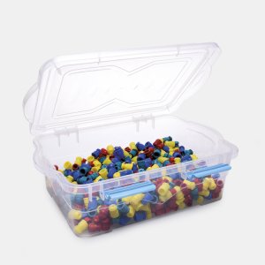 İSOLAB 062.39.907 saklama kutusu - çift açılımlı - 7.50 lt