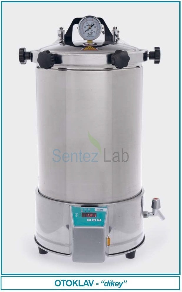ISOLAB 601.02.024 Dik Tip Otoklav – 24 Litre