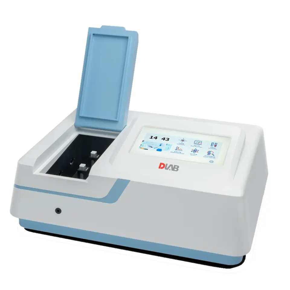 DLAB SP-XUV5101 UV-Vis Spektrofotometre 190-1100 nm - Çift Işınlı , 1 nm Bant Genişliği, Xenon Lamba ve PC Yazılımı Dahil