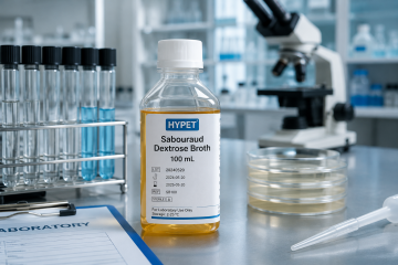 Hypet Broth Sabouraud Dextrose Broth Şişede Hazır Besiyeri 100 mL (10 Adet)