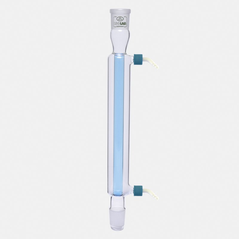 İSOLAB 033.12.400 soğutucu - düz - 400 mm - dişi şilif : NS 14/23 - erkek şilif : NS 14/23 - P.P yan kol