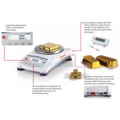 Ohaus PJX3202 Hassas Terazi 3200g / 0,01g
