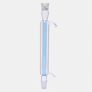 İSOLAB 033.11.252 soğutucu - düz - 250 mm - dişi şilif : NS 24/29 - erkek şilif : NS 24/29 - cam yan kol