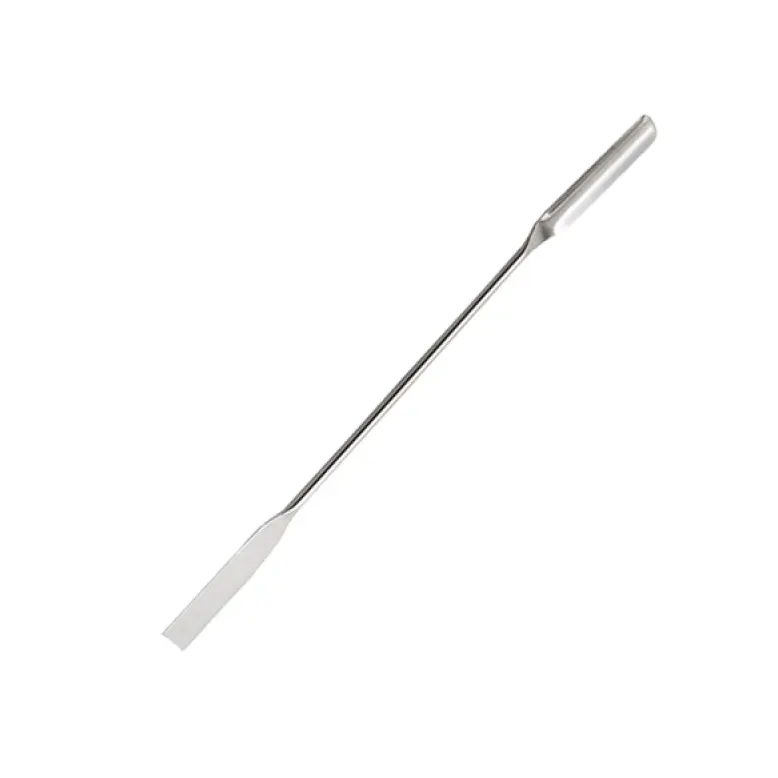 ISOLAB  Spatül - Paslanmaz Çelik - Düz Oluklu - 150 Mm