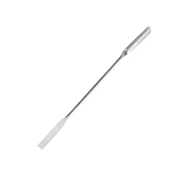 ISOLAB  Spatül - Paslanmaz Çelik - Düz Oluklu - 150 Mm