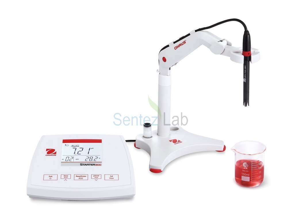 OHAUS ST 3100 F pH Metre (ST 310 Plastik Elektrod ile) -2.00... 16.00 pH