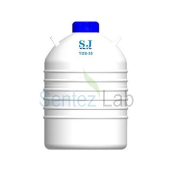SJ-CRYO Sıvı Azot Tankı 35 Litre