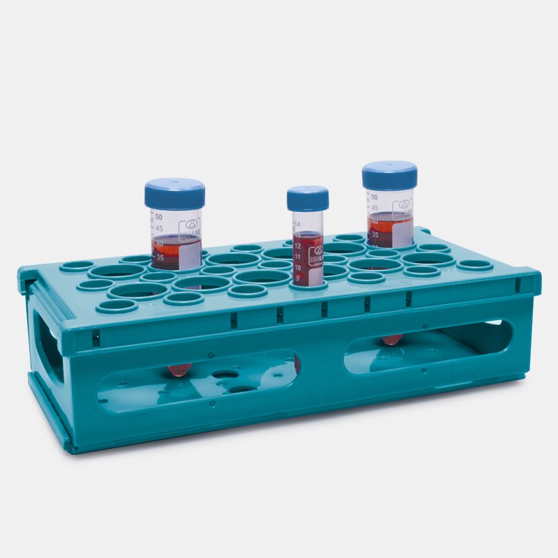 ISOLAB TÜP STANTLARI ''MONOBLOK'' 5x10 DELİK ADEDİ