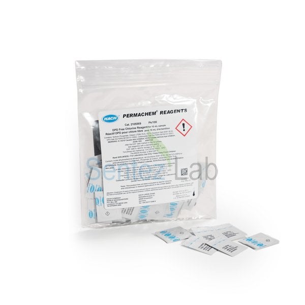 Klor, Serbest; PP; 0-2.00 mg/L, 10 mL numune; 100Adet/PK; DPDmetotu