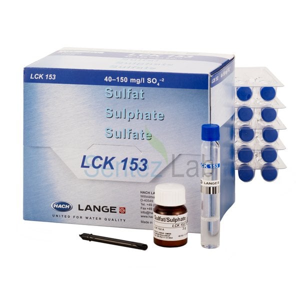 LCK153 Sülfat küvet testi,ölçüm aralığı 40-150 mg/l SO4; 25/pkt