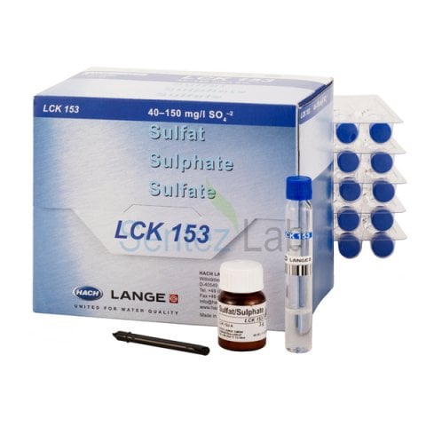 LCK153 Sülfat küvet testi,ölçüm aralığı 40-150 mg/l SO4; 25/pkt