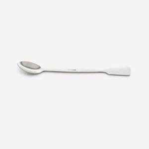 İSOLAB 047.01.150 spatül - paslanmaz çelik - makro kaşıklı - 150 mm