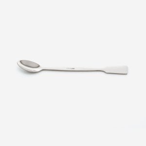 İSOLAB 047.01.180 spatül - paslanmaz çelik - makro kaşıklı - 180 mm