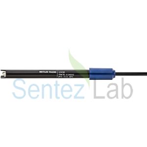 Mettler Toledo LE438 DIN pH Elektrodu Plastik Sıcaklık Entegreli 0... 14 pH