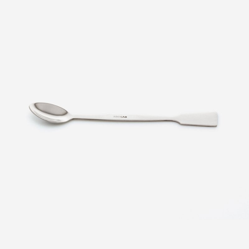 İSOLAB 047.01.300 spatül - paslanmaz çelik - makro kaşıklı - 300 mm