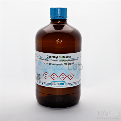 DIMETHYL SULFOXIDE ≥ 99.8%, FOR GAS CHROMATOGRAPHY ECD AND FID 67-68-5 2500 ml
