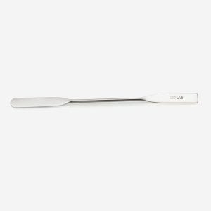 İSOLAB 047.07.250 spatül - paslanmaz çelik - çift uçlu - düz - 250 mm