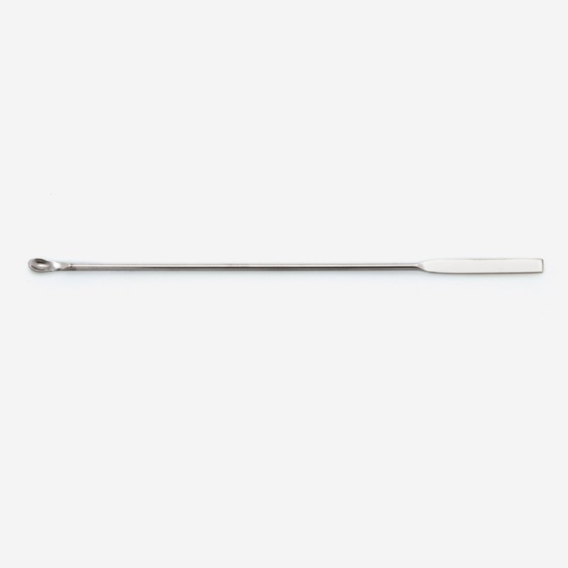 İSOLAB 047.06.150 spatül - paslanmaz çelik - mikro kaşıklı - 150 mm
