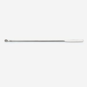 İSOLAB 047.06.150 spatül - paslanmaz çelik - mikro kaşıklı - 150 mm