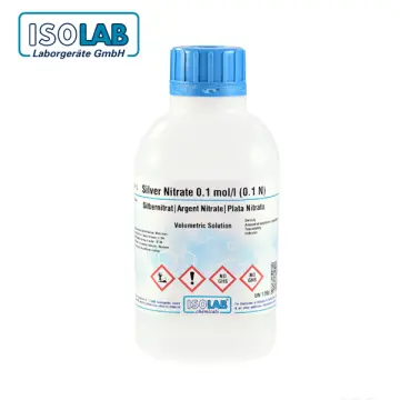 ISOLAB 968.06V Gümüş Nitrat 0,1 M (0,1 N) - Silver Nitrate 1 L