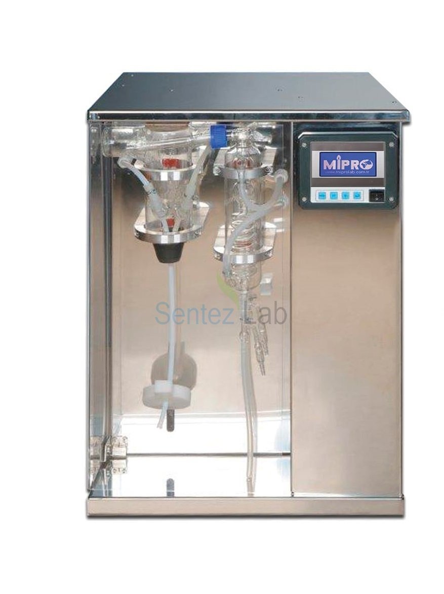 Miprolab Mkp 8 Azot Protein Tayin Cihazı Kejdahl 8Lİ Yakma Distilasyon Ünitesi