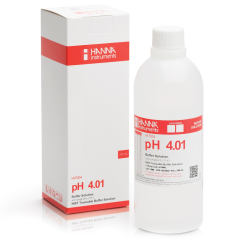 HANNA HI7004L pH 4.01 @ 25°C  Calibration Buffer, 500 mL bottle