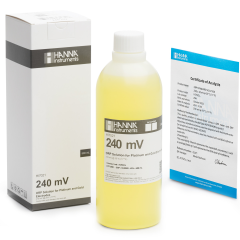 HANNA HI7021L ORP test solution @240 mV (@20°C), 500 mL