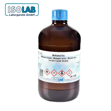 ISOLAB 947.080 Methanol 2.5L - Dry for Karl Fischer titration