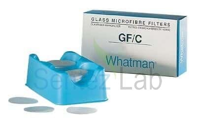 Whatman 1822-047 Grade GF/C Glass Fiber Filter Paper without Binder, Diameter: 4.7cm, Pore Size: 1.2µm (Pack of 100)