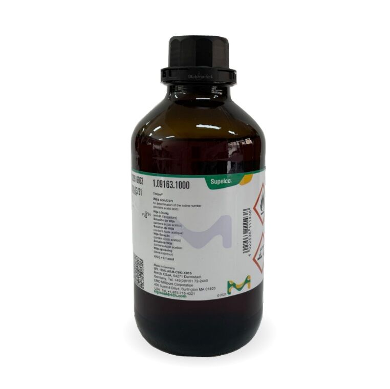 Merck 109163 Wijs solution for determination of the iodine number c(ICl) = 0.1 mol/l Titripur® 1 L