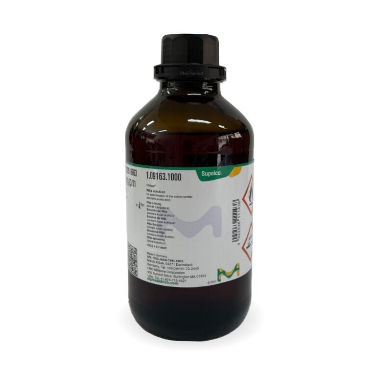 Merck 109163 Wijs Solution 1L - For Determination of Iodine Number c(ICl)=0.1 mol/L Titripur®