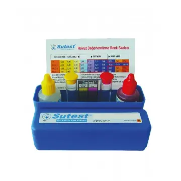 SUTEST Havuz Suyu pH Klor Test Kiti