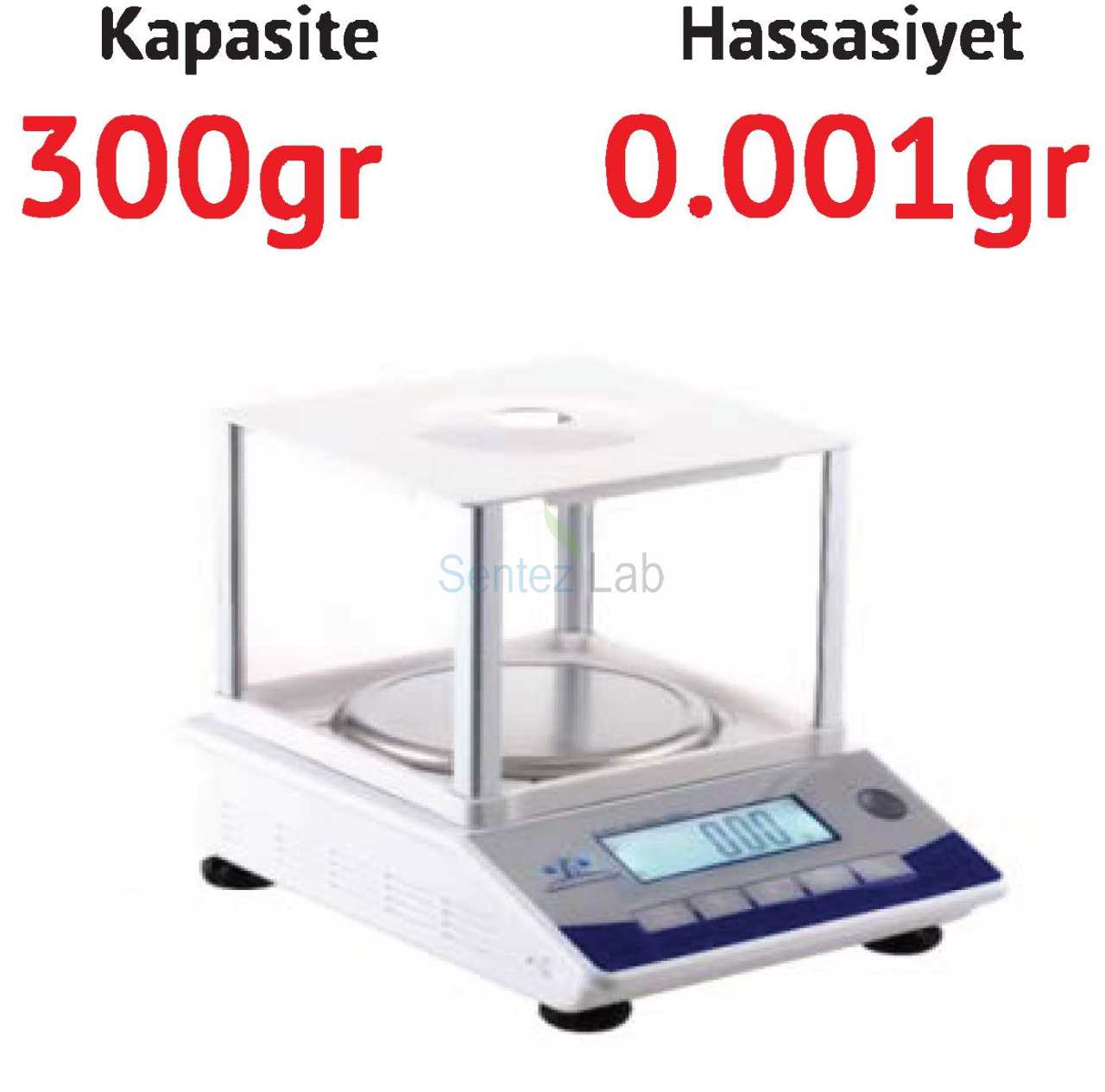 Weightlab WL-303L Hassas Terazi 300 GR / 0.001 GR