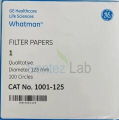 Whatman 1001-125 Grade 1 Kalitatif Filtre Kağıdı – 125 mm, 100 Adet