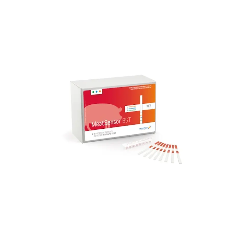 Unisensor MeatSensor BST KIT108 Et Antibiyotik Test Kiti - Beta-Laktam, Sülfonamid ve Tetrasiklin 96 Test