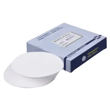 ISOLAB  Filtre Kağıdı - Kantitatif - M&Nagel - 125 Mm - Siyah Bant - Hızlı Akış Hızı  100 Adet MN 640 w