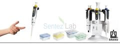 Brand Micro Pipet Seti; 0,1-1 ul , 0,5-10 ul,10-100 ul Pipetler, Askıları ve Kutulu Uçları İle Komple, Transferpette S Model