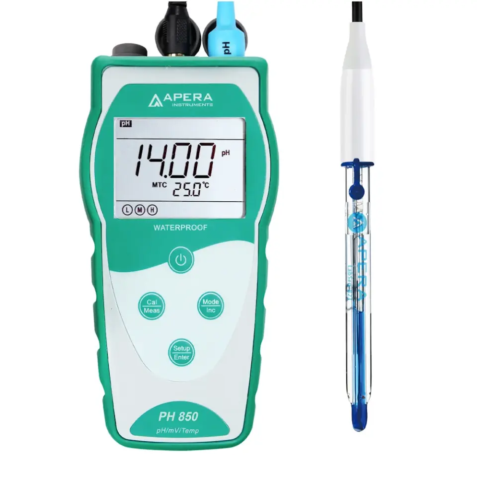 APERA PH850-DP Taşınabilir pH Ölçüm Cihazı – LabSen® 823 Elektrotlu - Sıvı gıdalar, protein içeren sıvılar, biyoteknoloji ve farmasötik numuneler için