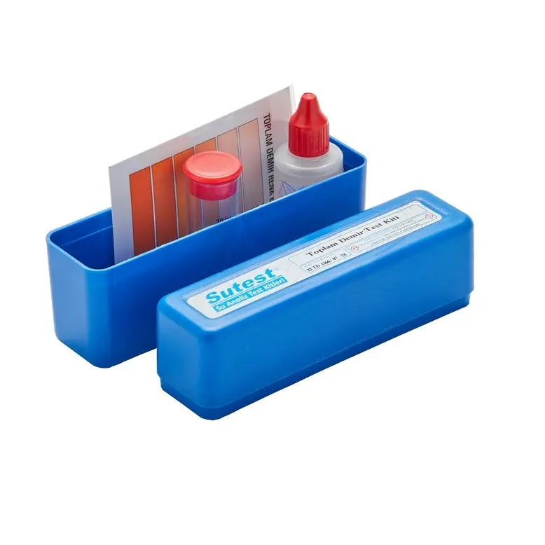 SUTEST TOPLAM DEMIR TEST KITI DAMLA SERI 0,5 ppm - 10 ppm