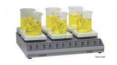 Mtops Çoklu  Isıtıcı Manyetik Karıştırıcı 120 mm * 120 mm Tabla 6 Pozisyon Max.380 °