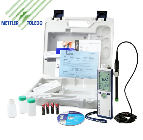 METTLER TOLEDO Seven2Go™ S2 Saha Kiti PORTATİF pH METRE InLab Expert Pro-ISM | -2.00... 20.00 pH