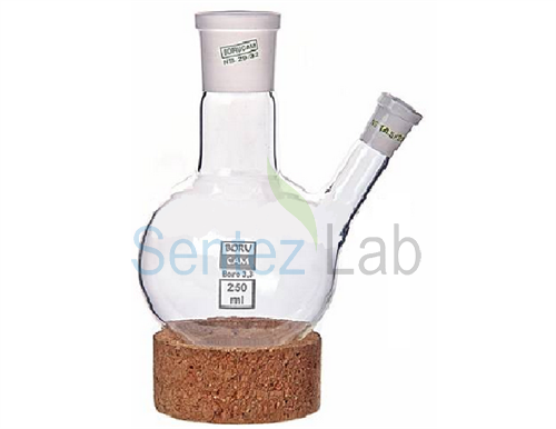 Borucam İki Boyunlu Dibi Yuvarlak Balon  4000 ml